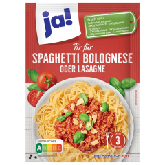 ja! Fix Saucenpulver für Spaghetti Bolognese oder Lasagne