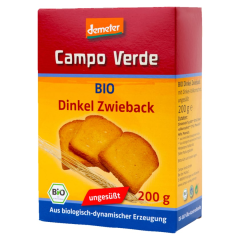 Campo Verde Bio Demeter Dinkelzwieback