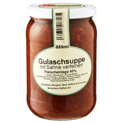 Fleischerei Hecker Gulaschsuppe