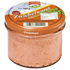 Gutes aus der Eifel Zwiebelwurst gekocht nach Hausmacher Art