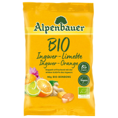 Alpenbauer Bio-Bonbons Ingwer Limette Orange