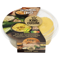 King Cuisine Hummus Trio