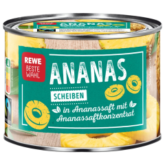 REWE Beste Wahl Ananas ganze Scheiben