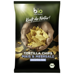 Biozentrale Bio Tortilla-Chips Meersalz