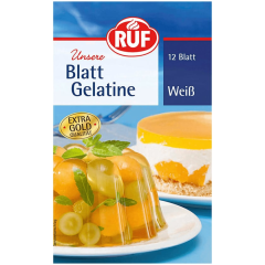 Ruf Blattgelatine Weiß