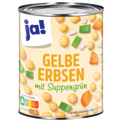 ja! Gelbe Erbsen mit Suppengrün