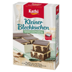 Kathi Kleiner Blechkuchen Schoko und Pudding