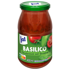 ja! Tomate-Basilikum Pasta-Sauce