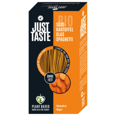 Just Taste Bio Süßkartoffel Glas Spaghetti vegan
