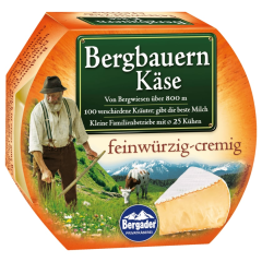 Bergader Bergbauern Käse Minitorte feinwürzig cremig