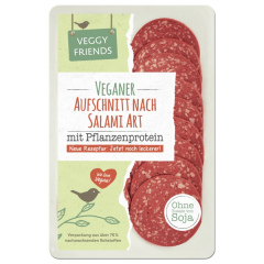 Veggy Friends Veganer Aufschnitt nach Salami Art