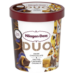 Häagen Dazs Duo Dark Chocolate & Salted Caramel Crunch