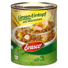 Erasco Linsen-Eintopf mit Würstchen