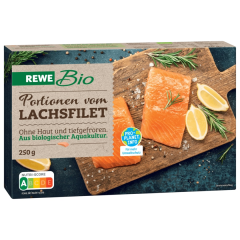 REWE Bio Portionen vom Lachsfilet