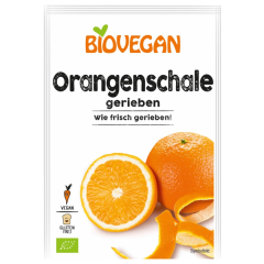 Biovegan Bio Orangenschale gerieben vegan