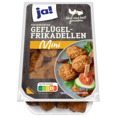 ja! Mini-Geflügelfrikadellen