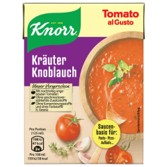 Knorr Tomato al Gusto Kräuter Knoblauch Soße