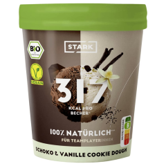 Stark Bio-Speiseeis Schoko & Vanille Cookie Dough vegan