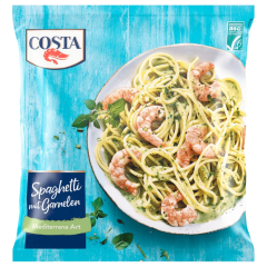 Costa Spaghetti mit Garnelen Mediterrane Art