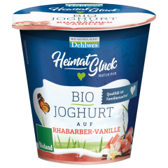 Dehlwes Bio Joghurt Rhabarber Vanille