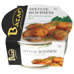 Bazar Weisse Bohnen Mediterraner Art