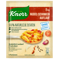 Knorr Fix für Nudel-Schinken-Auflauf