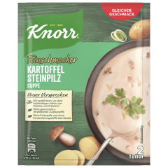 Knorr Feinschmecker Kartoffel Steinpilz Suppe