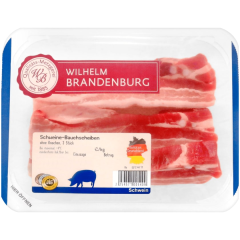 Wilhelm Brandenburg Schweinebauch-Scheiben ohne Knochen ca.