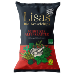 Lisa's Bio-Kesselchips Schweizer Alpenkräuter vegan