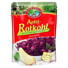 Spreewald Feldmann Apfelrotkohl mit Apfelstücken