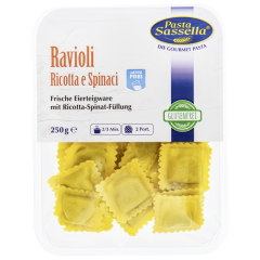 Pasta Sassella Ravioli Ricotta-Spinat