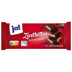 ja! Zartbitter-Schokolade