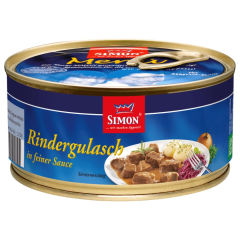 Simon Rindergulasch in Sauce