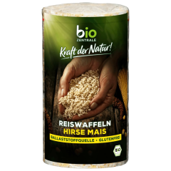 Biozentrale Bio Reiswaffeln Hirse-Mais