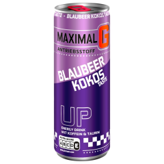 Maximal G Energy Drink Blaubeer Kokos