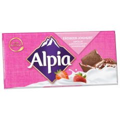 Alpia Schokolade Erdbeer-Joghurt