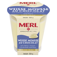 Merl Weiße Mousse au Chocolat