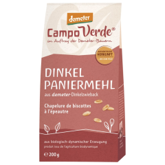 Campo Verde Bio Demeter Dinkel-Paniermehl