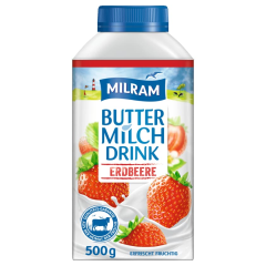 Milram Buttermilch-Drink Erdbeere