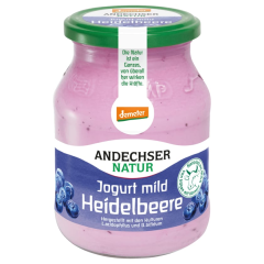 Andechser Natur Bio Heidelbeere Jogurt mild