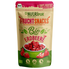 NutriPur Fruchtsnacks Bio Erdbeere