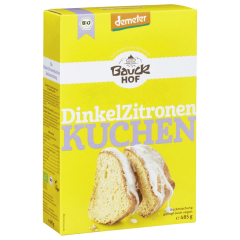 Bauckhof Demeter Bio Dinkel Zitronenkuchen