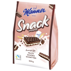 Manner Snack Minis Milch Schoko Schnitten