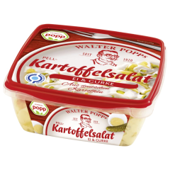 Feinkost Popp Pell-Kartoffelsalat Ei und Gurke