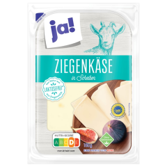 ja! Ziegenkäse in Scheiben Laktosefrei