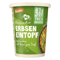 Tress Brüder Bio Demeter Erbseneintopf mit Gemüse und Senf