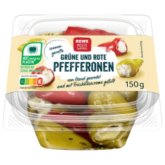 REWE Beste Wahl Pfefferonen gefüllt mit Frischkäse