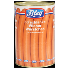 Bley 50 schlanke Wiener Würstchen