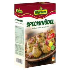 Werner's Speckknödel im Kochbeutel