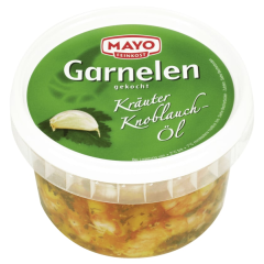 Mayo Feinkost Garnelen in Kräuter Knoblauch Öl